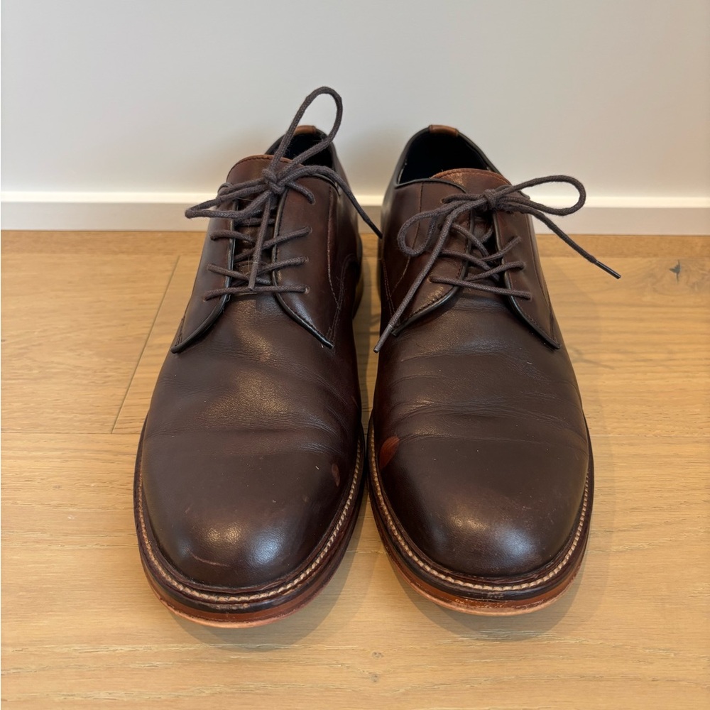 MENS BANANA REPUBLIC LEATHER SHOES SZ 12